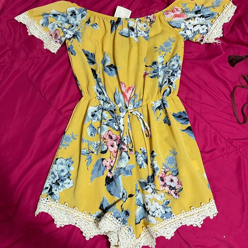Yellow romper